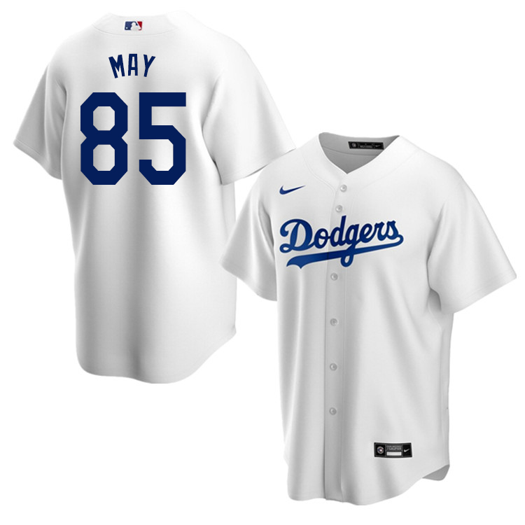 Nike Men #85 Dustin May Los Angeles Dodgers Baseball Jerseys Sale-White